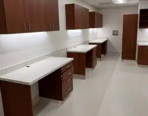 Commercial Casework at Willamette Valley Cancer Institute, Springfield, OR